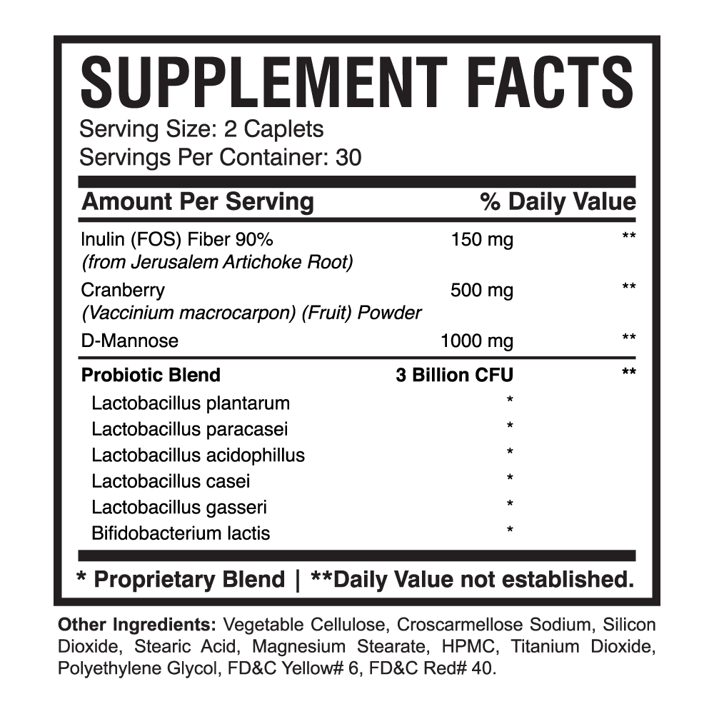 AMS® UtiCyst | Probiotic + Cranberry + D-Mannose Urinary Support