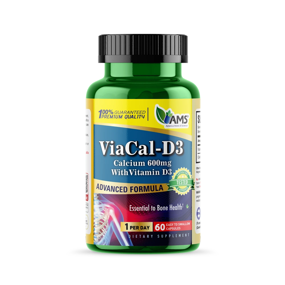 ViaCal-D3 (60 Capsules) | Supports Bone & Heart Health