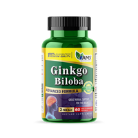 Ginkgo Biloba - 60mg (60 Soft Gels)
