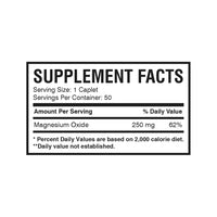 Magnesium Oxide 250mg (50 Caplets)