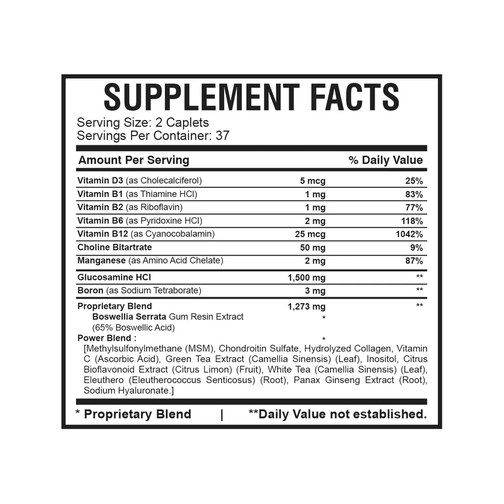 Osteo Power (74 caplets) | Joint Supplement for Men and Women