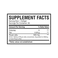 Royal Jelly 500mg (60 Soft Gels)