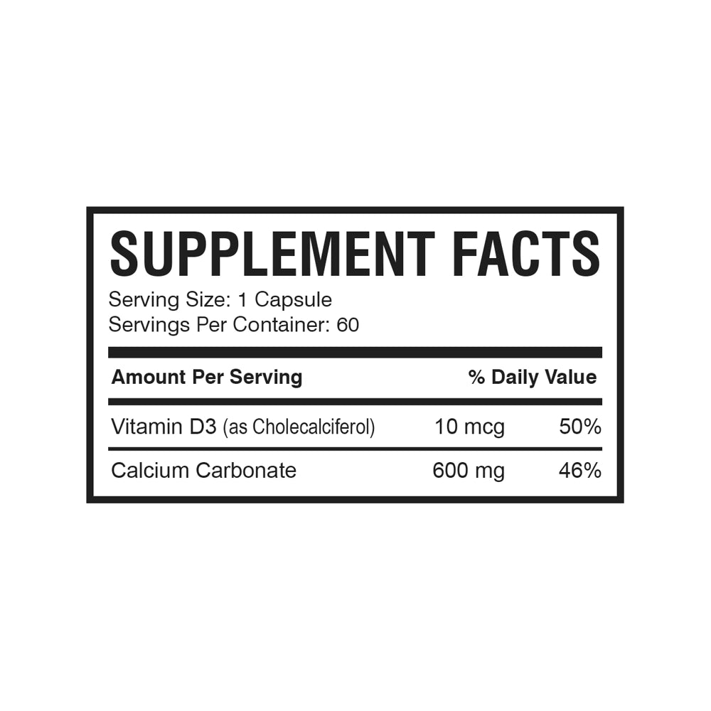 ViaCal-D3 (60 Capsules) | Supports Bone & Heart Health