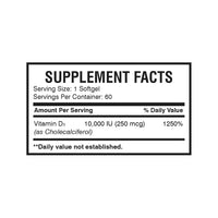 Xtra-D3 (60 Soft Gels) | Vitamin D3 Supplement