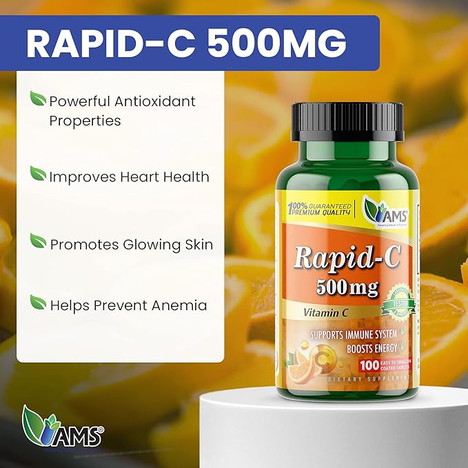 Rapid-C (100 Tablets) | Vitamin C Supplement