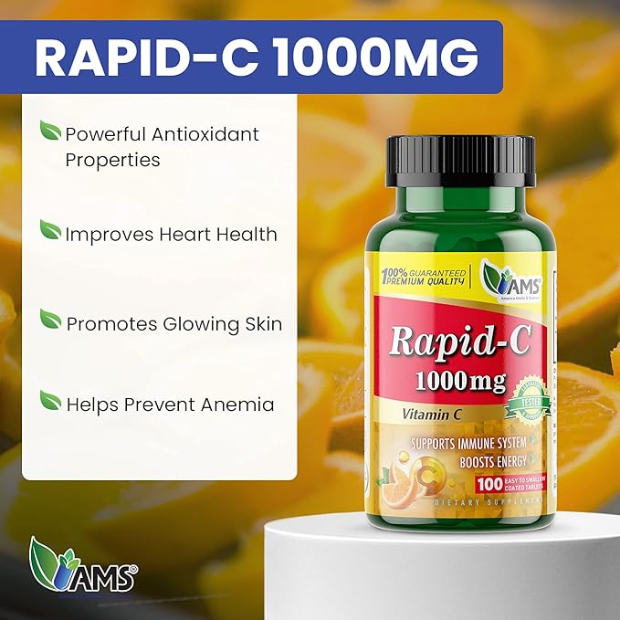 Rapid-C (100 Tablets) | Vitamin C Supplement