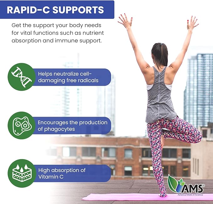 Rapid-C (100 Tablets) | Vitamin C Supplement