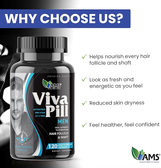 VivaPill for Men | Vitamins for Hair, Skin and Nails