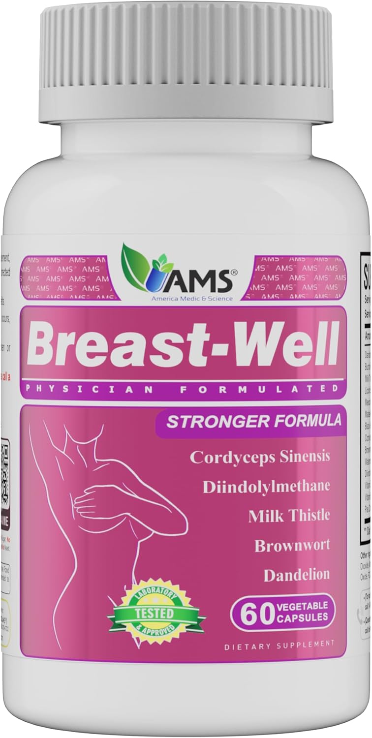 BreastWell | Breast Health Support Supplement for Hormonal Balance & Breast Comfort