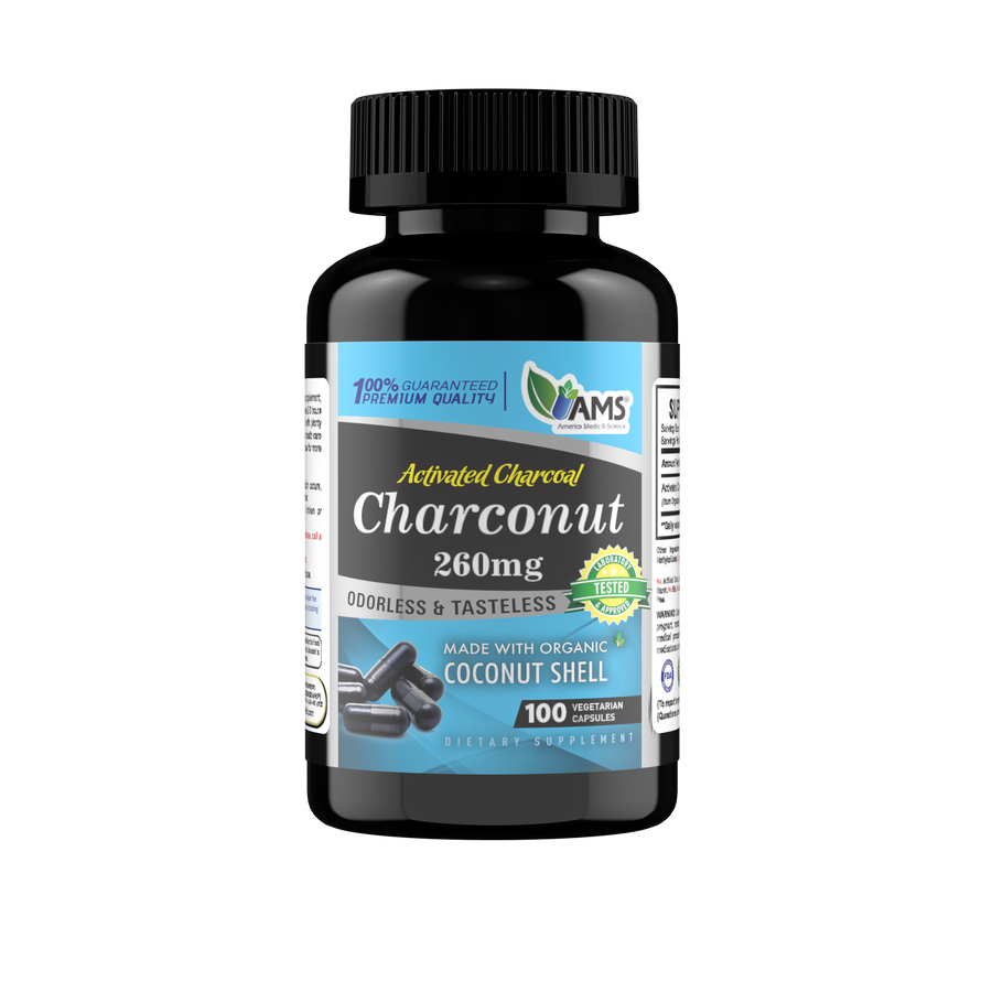 Charconut 260mg (100 Capsule) | Activated Charcoal