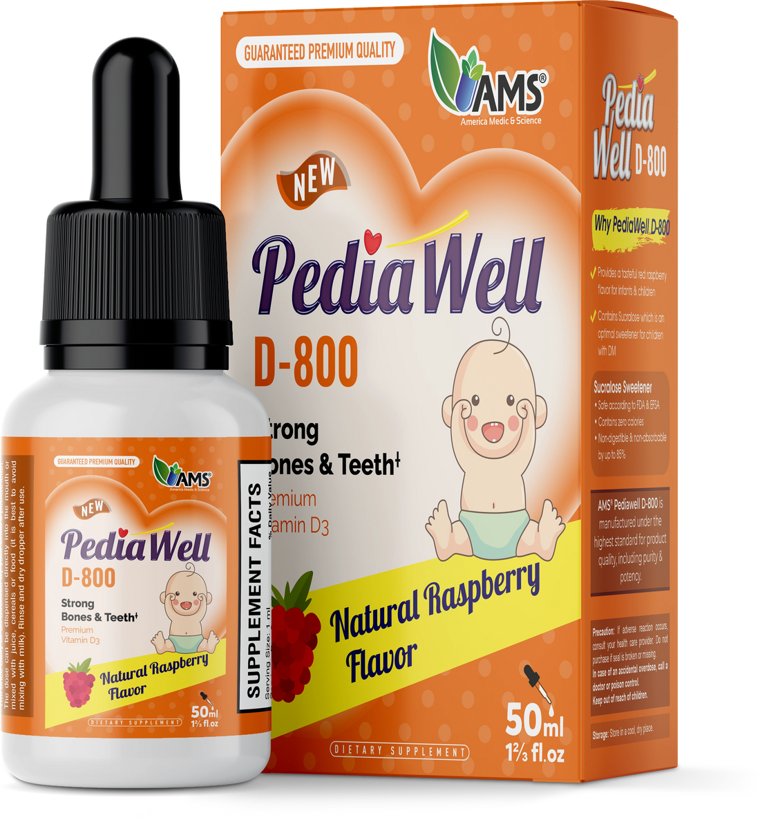 PEDIA WELL D-800: 50 SERVINGS