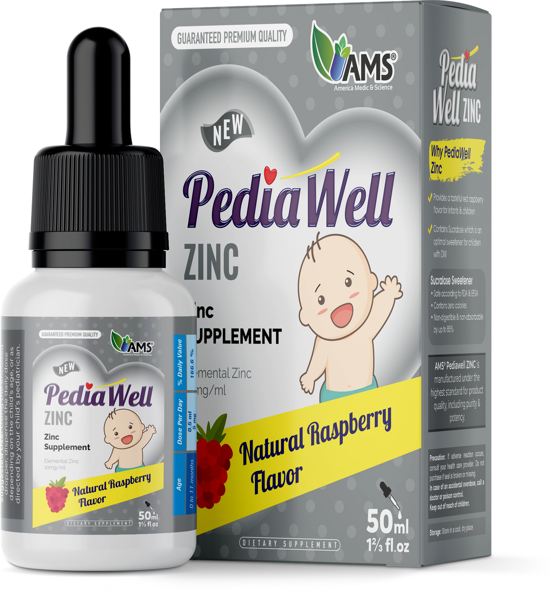 PEDIA WELL ZINC: 50 SERVINGS