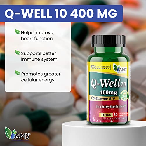 Q-Well10 (30 Count) | CoQ10 400mg