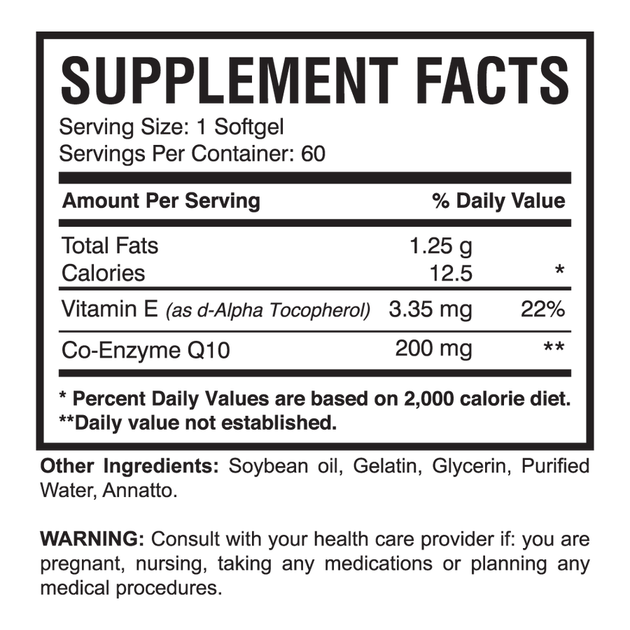 Q-Well10 (60 Count) |  CoQ10 200mg