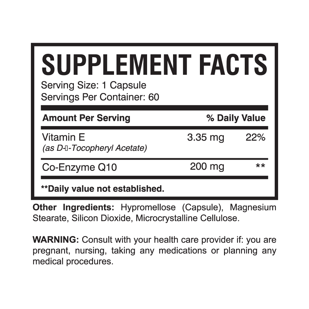 Q-Well10 (60 Count) |  CoQ10 200mg