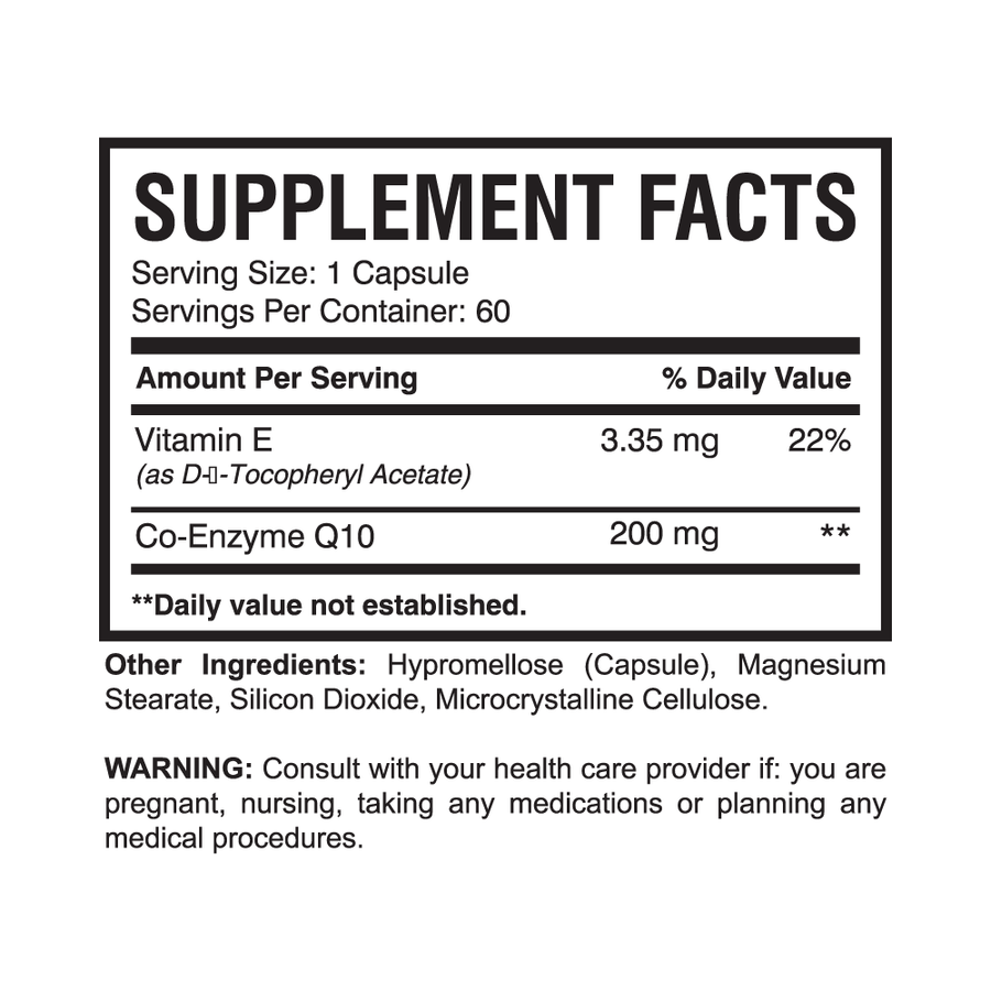 Q-Well10 (60 Count) |  CoQ10 200mg