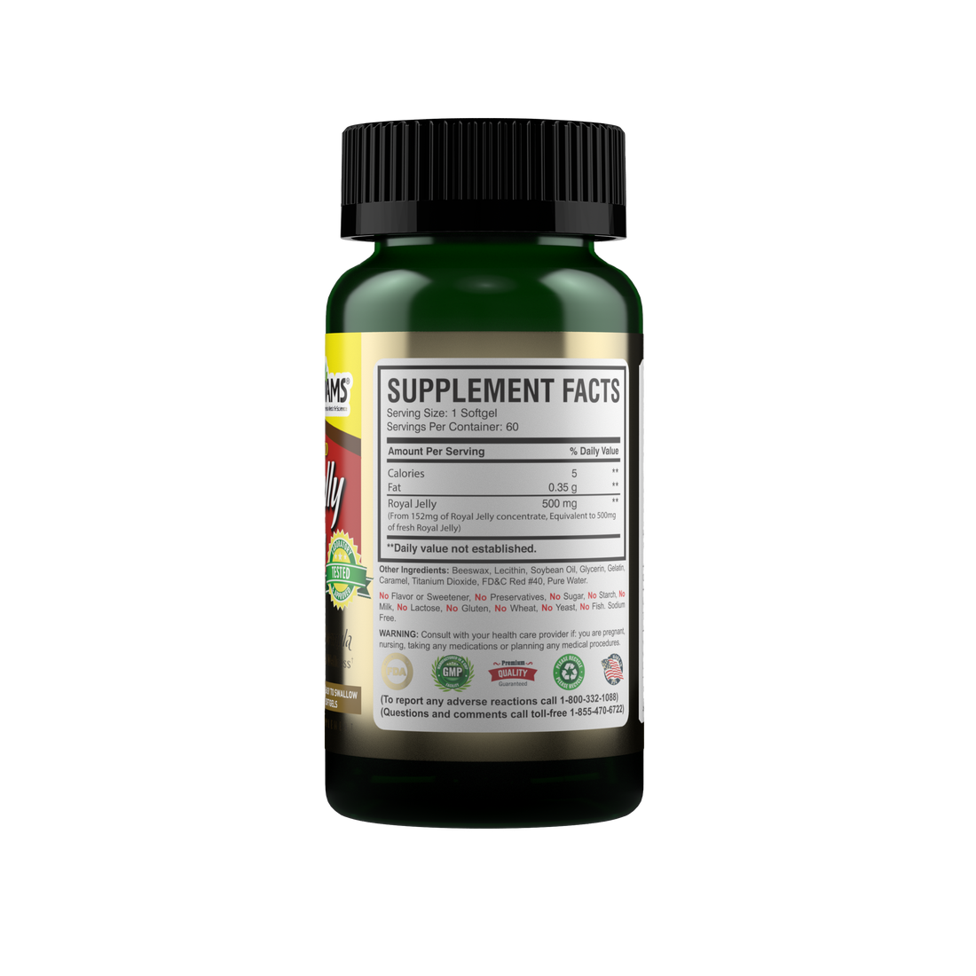 Royal Jelly 500mg (60 Soft Gels)
