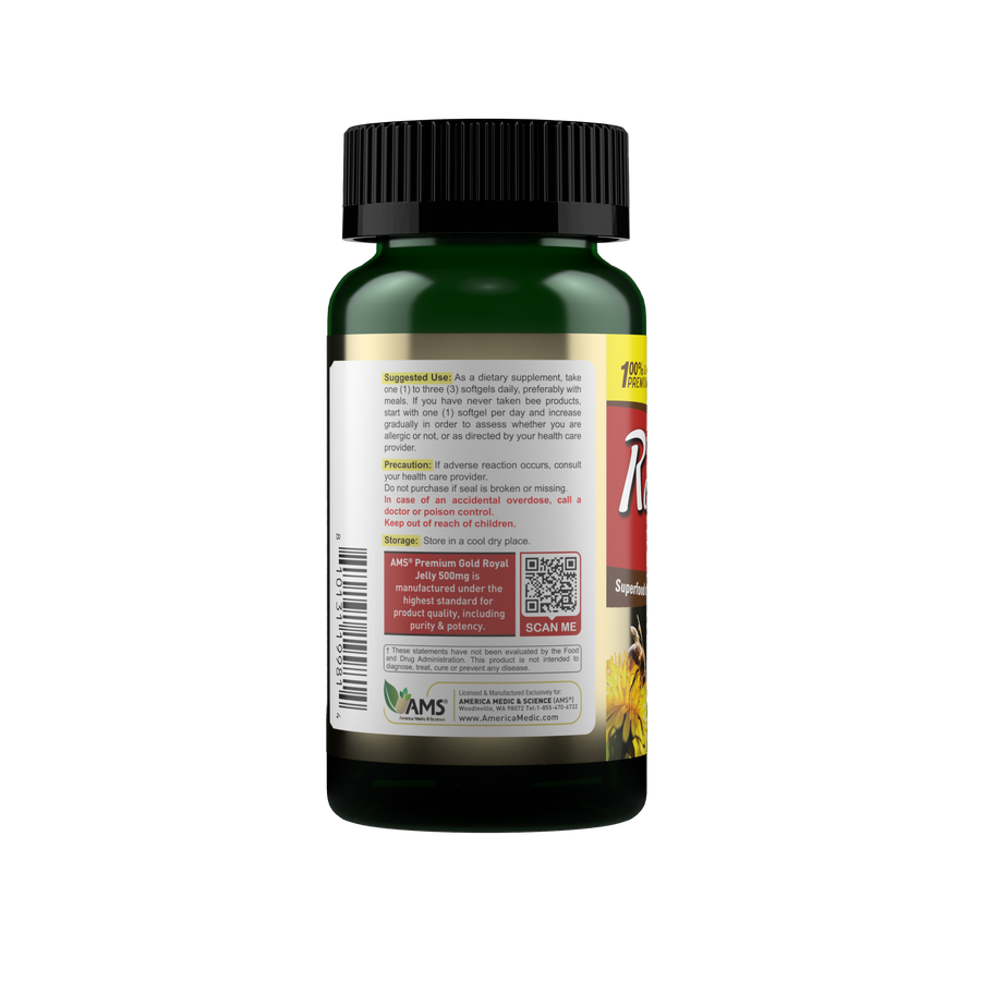Royal Jelly 500mg (60 Soft Gels)