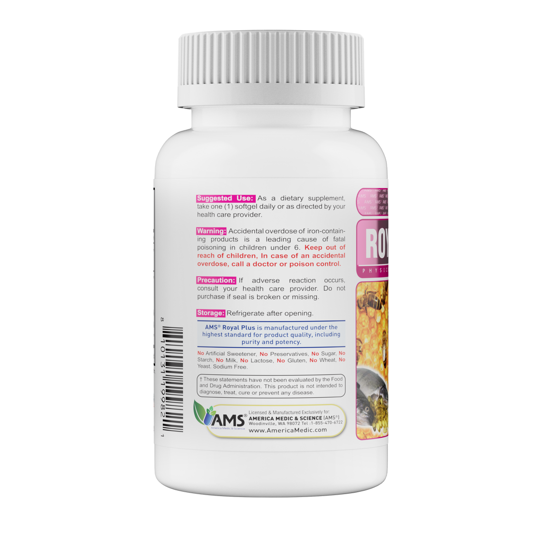 Royal Plus (30 Softgels) | Royal Jelly Prenatal Vitamins for Women
