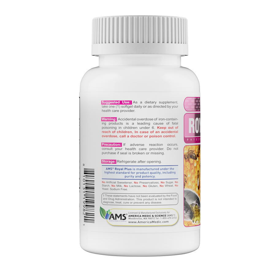 Royal Plus (30 Softgels) | Royal Jelly Prenatal Vitamins for Women