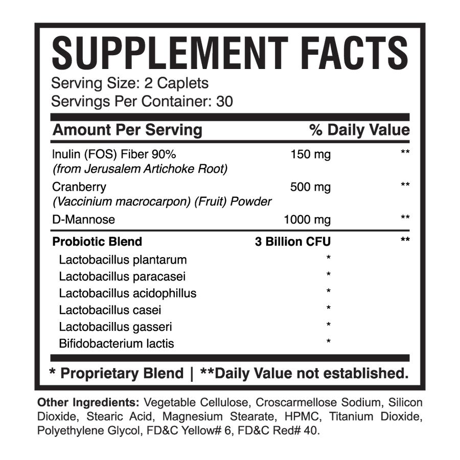 Uticyst D-mannose + Cranberry 60ct