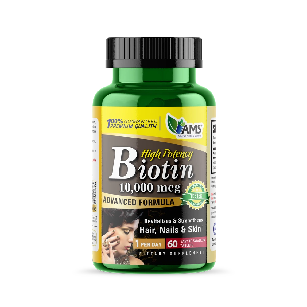 BIOTIN 10,000: 60 CT