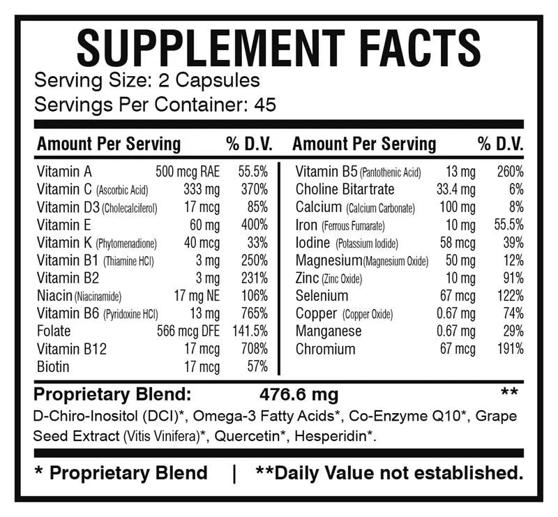 Proconception Plus Preconception Vitamins for Women | AMS Preconception Plus – US ...