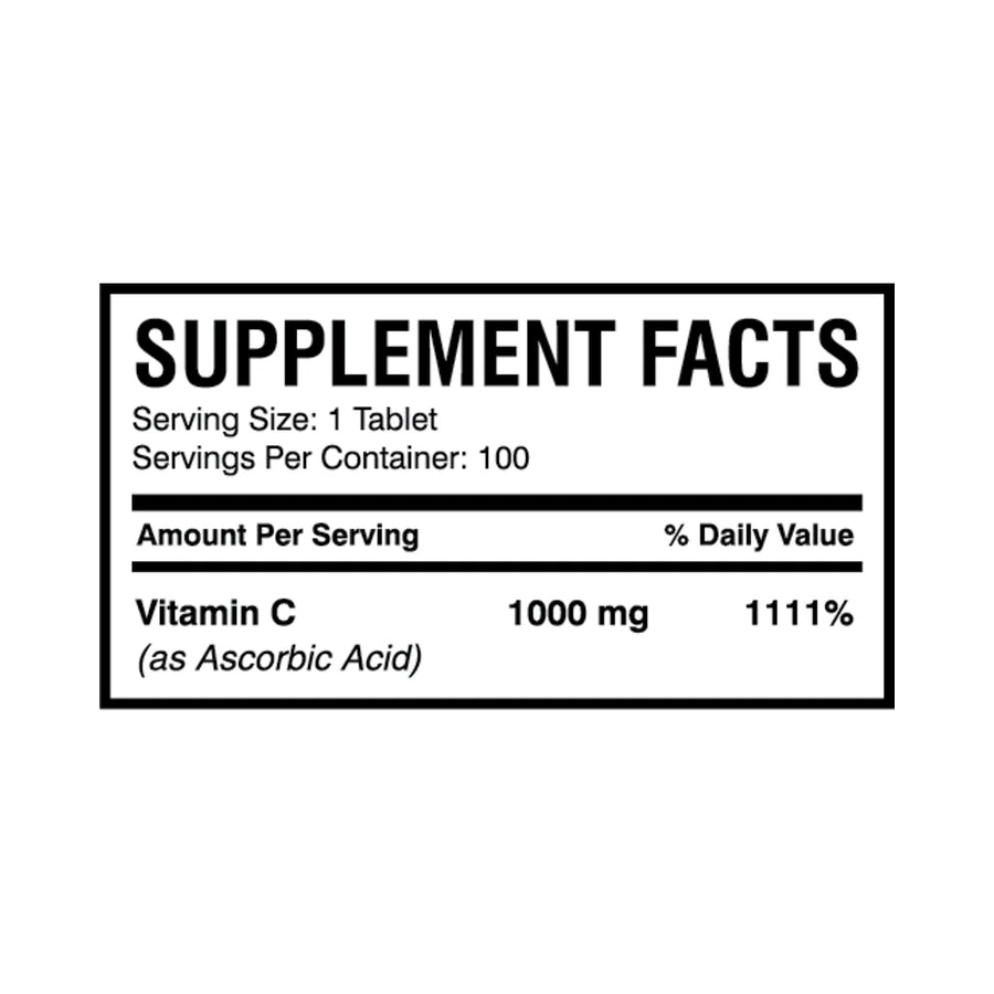 RAPID-C 1000 MG TABLET, 100 CT